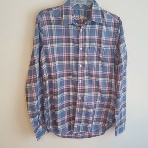 Gap plaid fall button down
